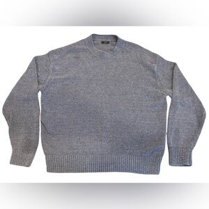 Massimo Dutti Men’s sweater Blue Knit Crewneck Size Medium